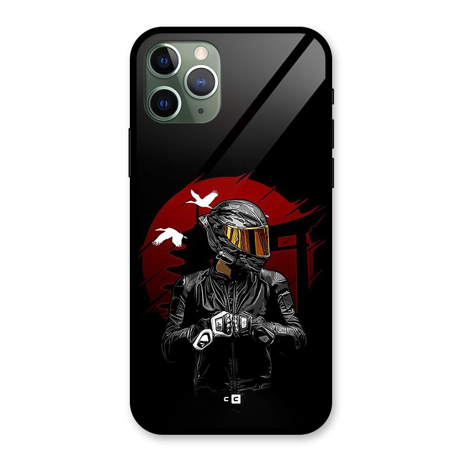 Moto Rider Ready Glass Back Case for iPhone 11 Pro