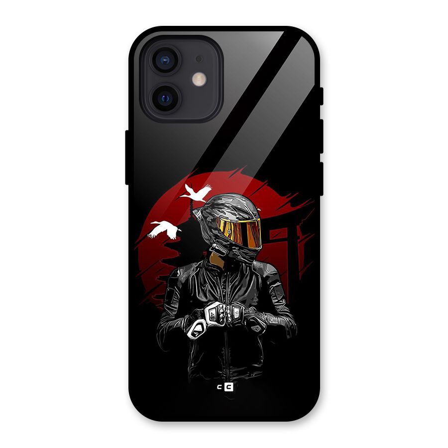 Moto Rider Ready Glass Back Case for iPhone 12