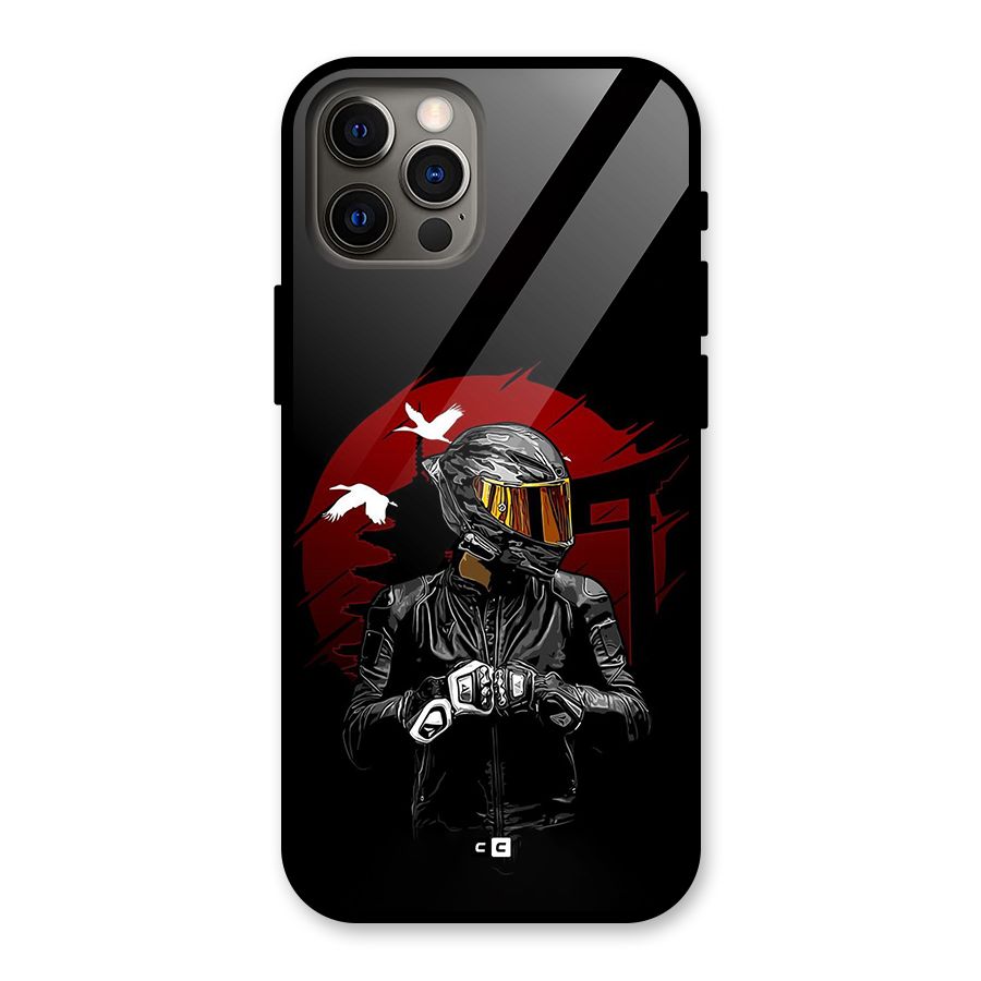 Moto Rider Ready Glass Back Case for iPhone 12 Pro