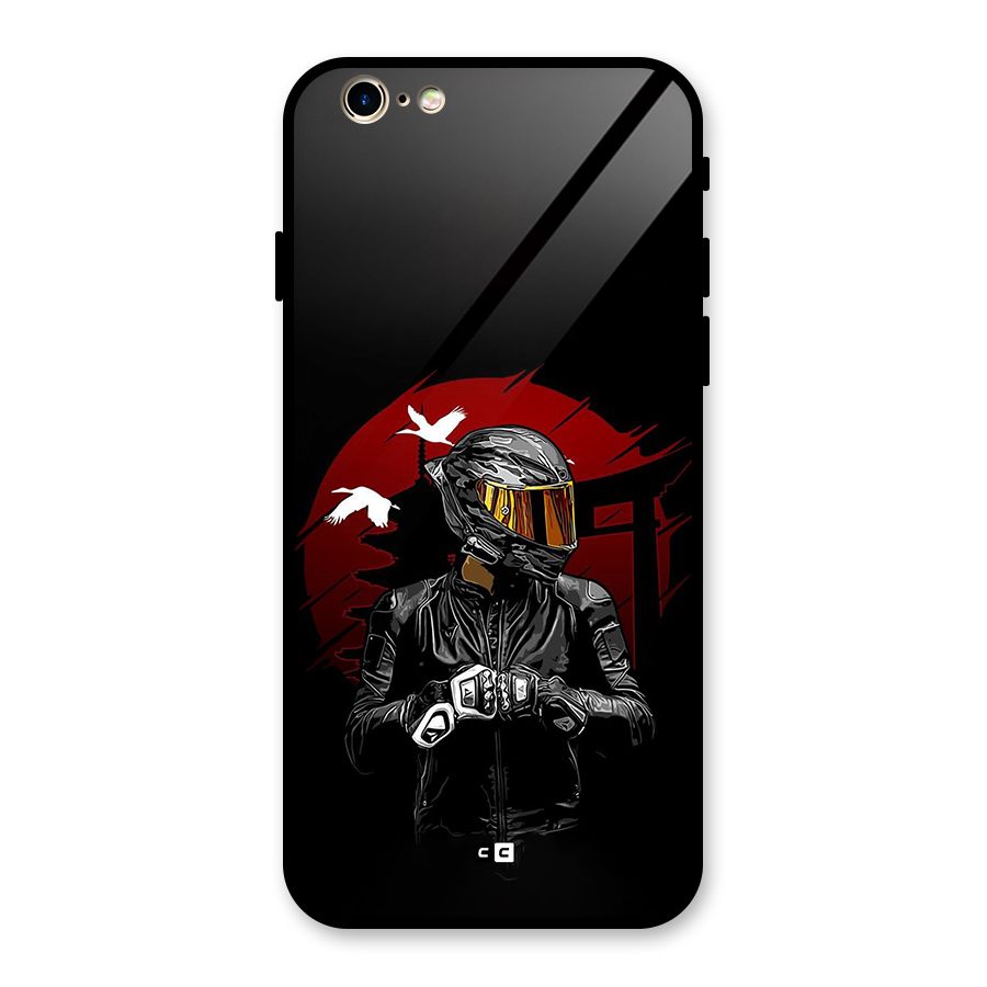Moto Rider Ready Glass Back Case for iPhone 6 6S