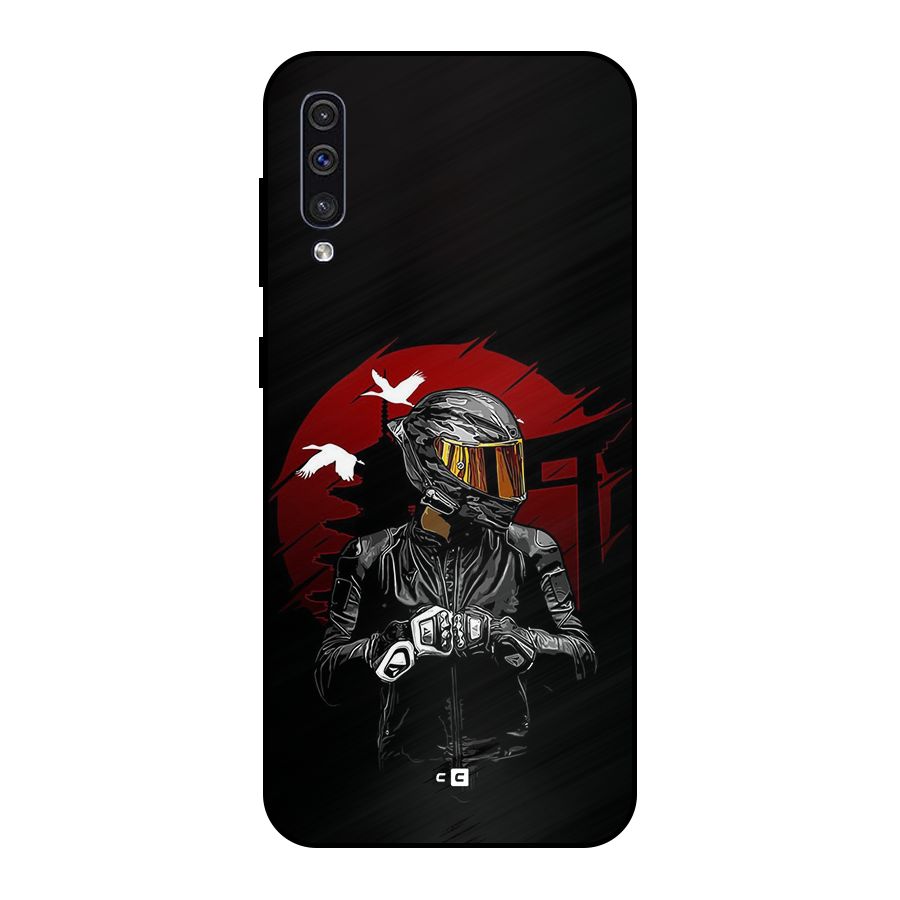 Moto Rider Ready Metal Back Case for Galaxy A30s