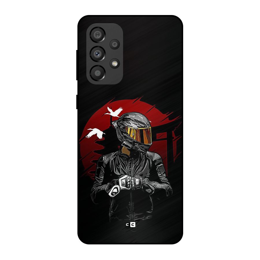 Moto Rider Ready Metal Back Case for Galaxy A33 5G