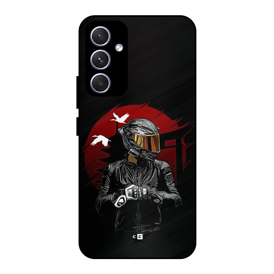 Moto Rider Ready Metal Back Case for Galaxy A54