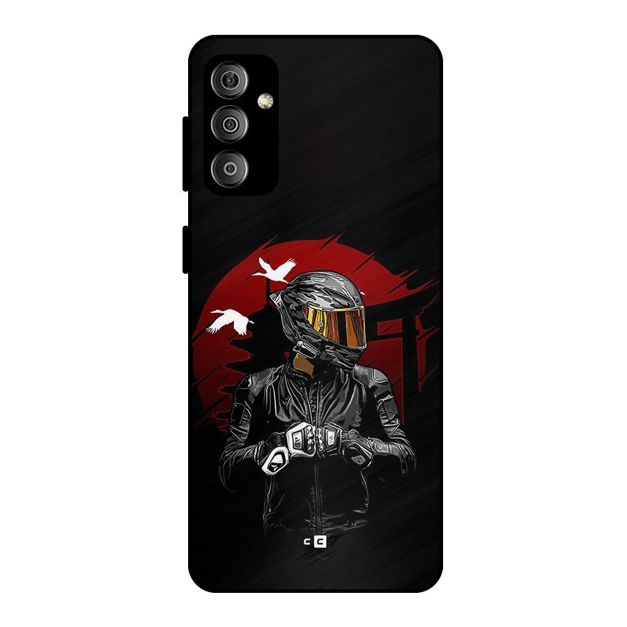 Moto Rider Ready Metal Back Case for Galaxy F23
