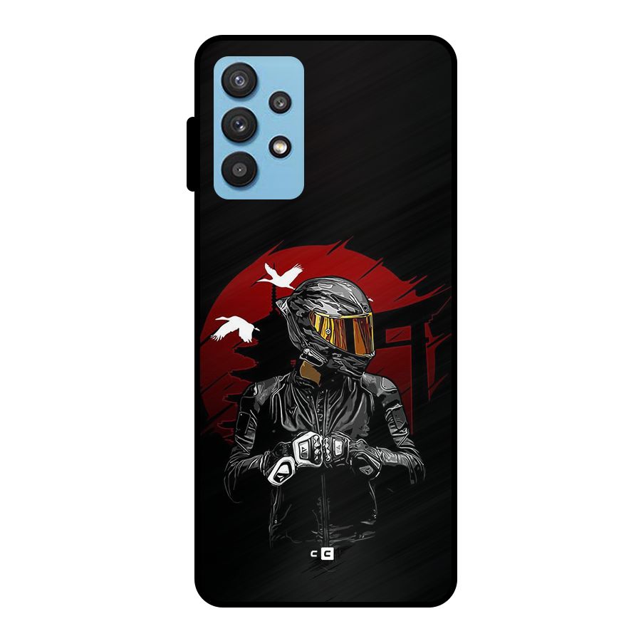 Moto Rider Ready Metal Back Case for Galaxy M32 5G