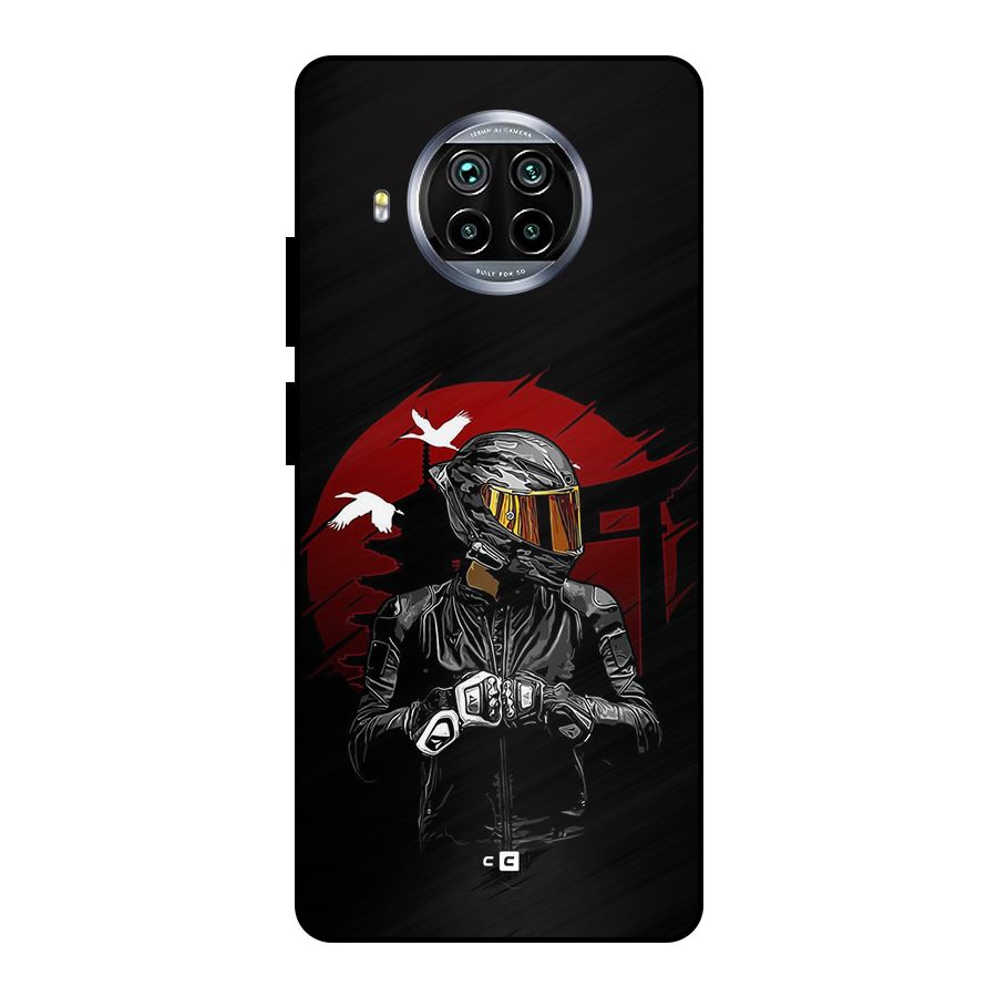 Moto Rider Ready Metal Back Case for Mi 10i