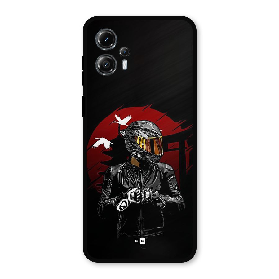 Moto Rider Ready Metal Back Case for Moto G13