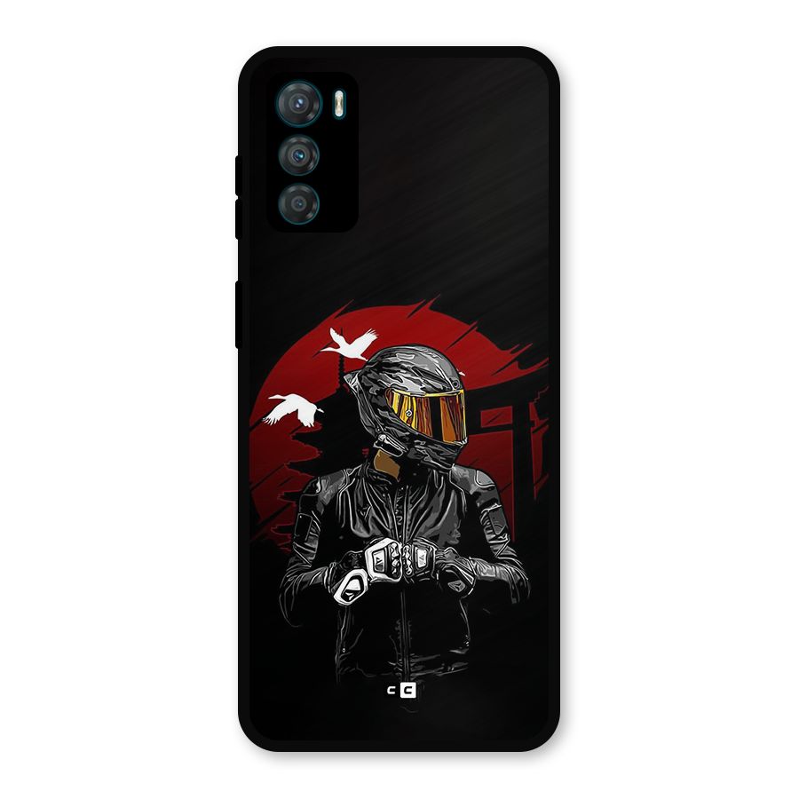 Moto Rider Ready Metal Back Case for Moto G42