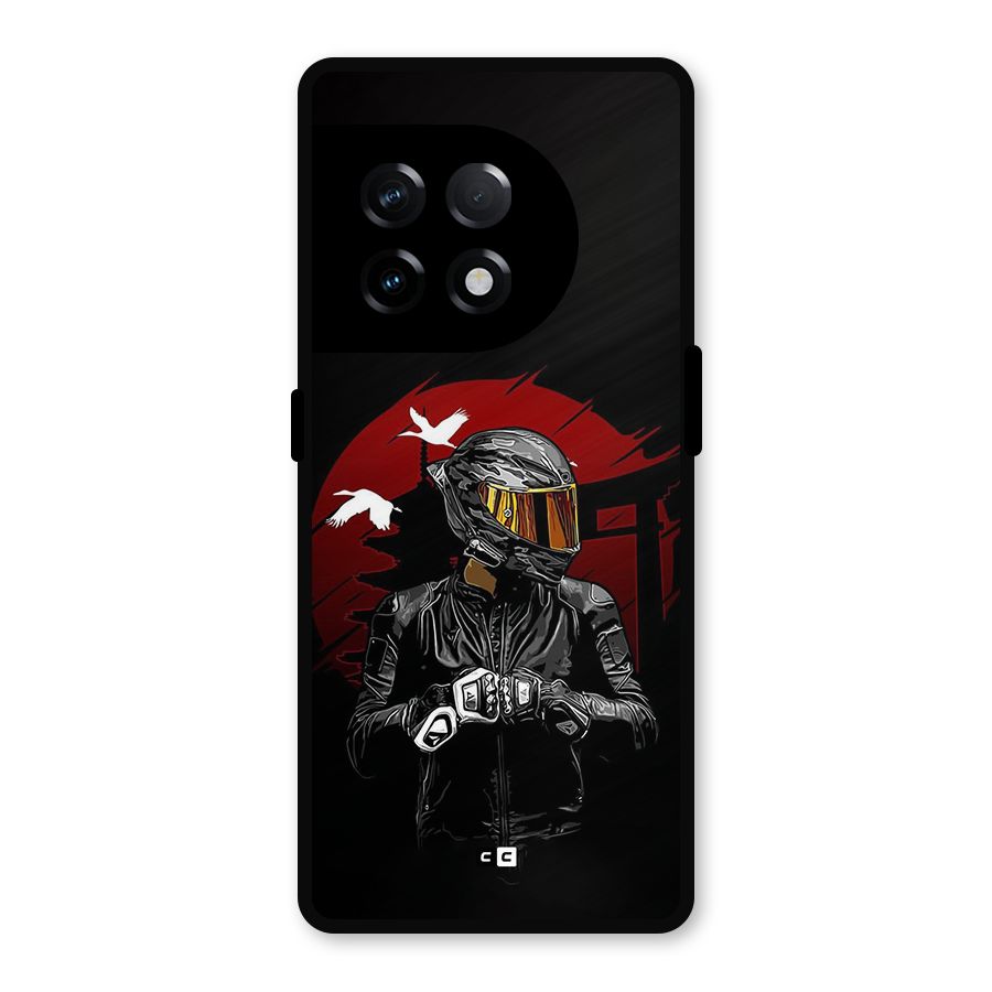 Moto Rider Ready Metal Back Case for OnePlus 11R