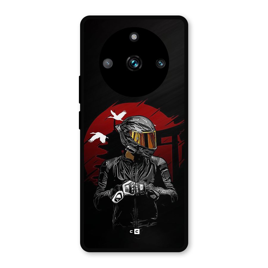 Moto Rider Ready Metal Back Case for Realme Narzo 60 Pro