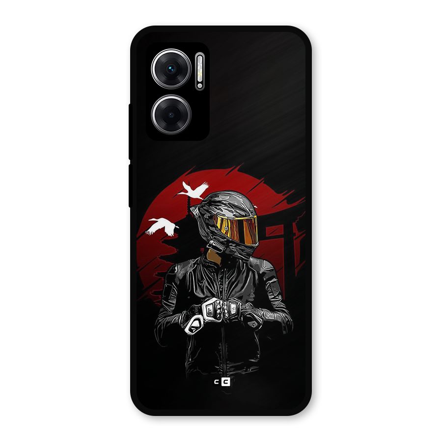 Moto Rider Ready Metal Back Case for Redmi 11 Prime 5G