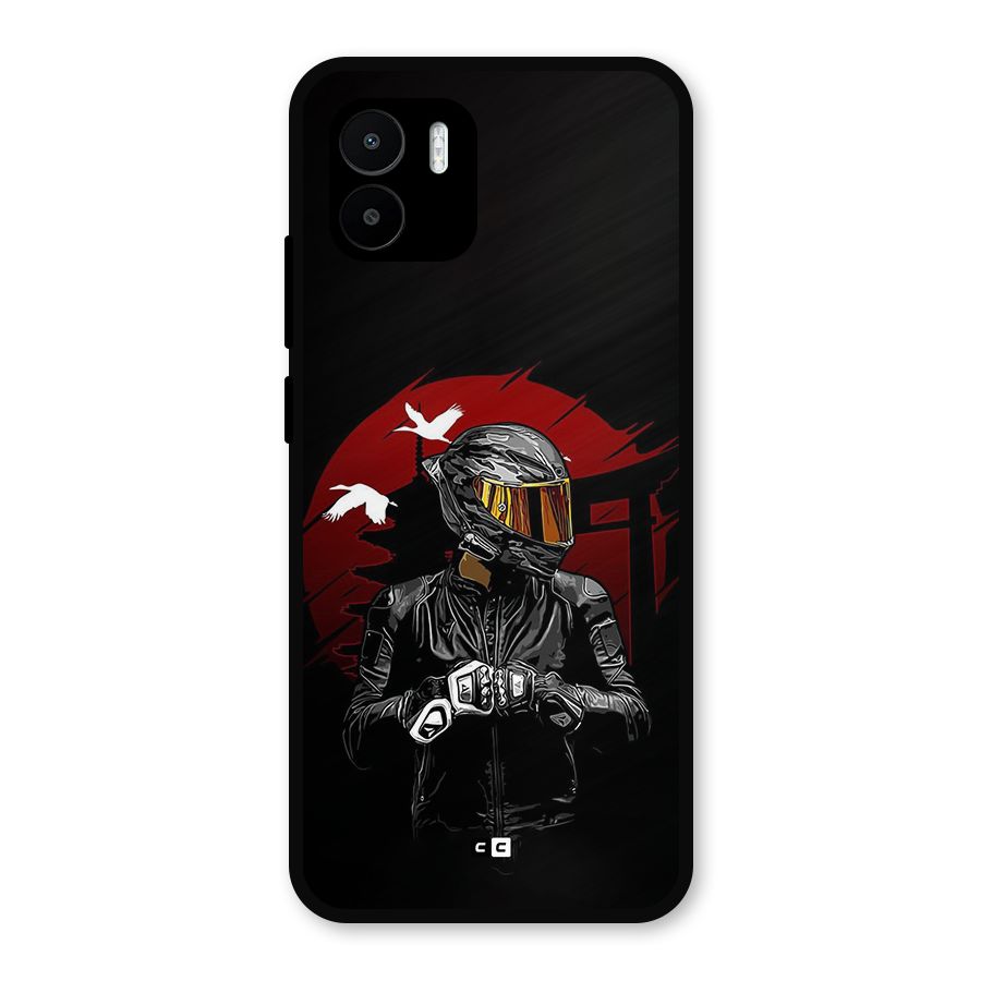 Moto Rider Ready Metal Back Case for Redmi A2