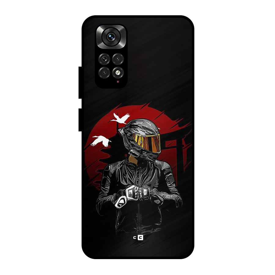 Moto Rider Ready Metal Back Case for Redmi Note 11 Pro Plus 5G