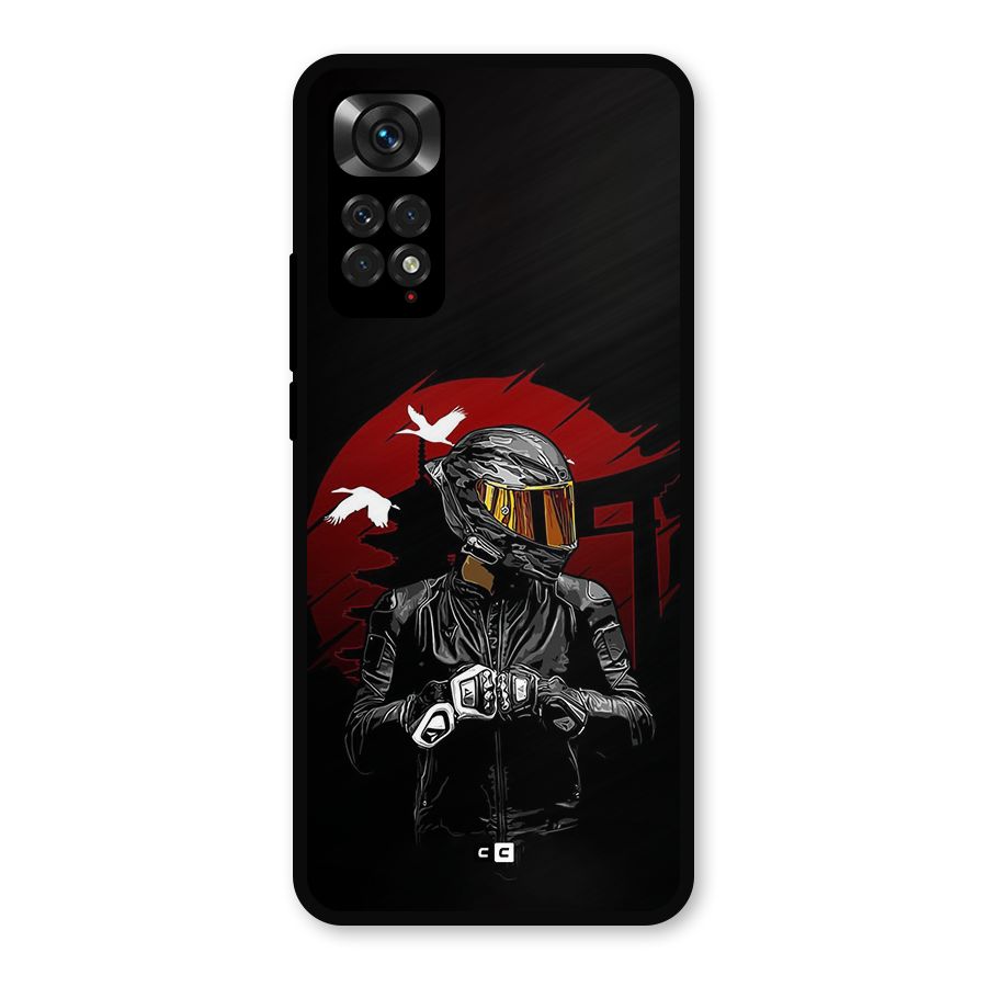 Moto Rider Ready Metal Back Case for Redmi Note 11s
