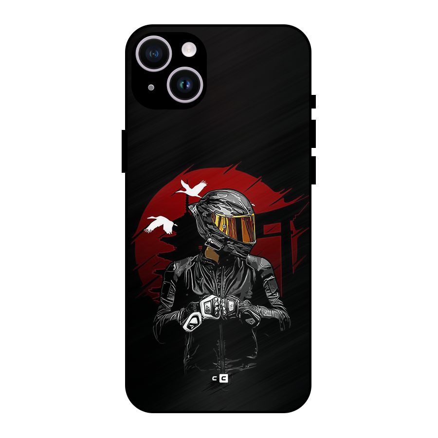 Moto Rider Ready Metal Back Case for iPhone 14 Plus