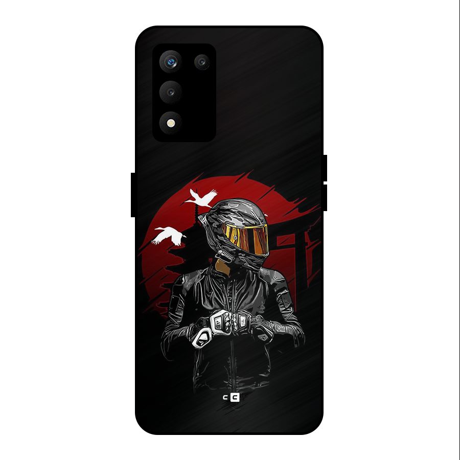 Moto Rider Ready Metal Back Case for realme 9 5G SE