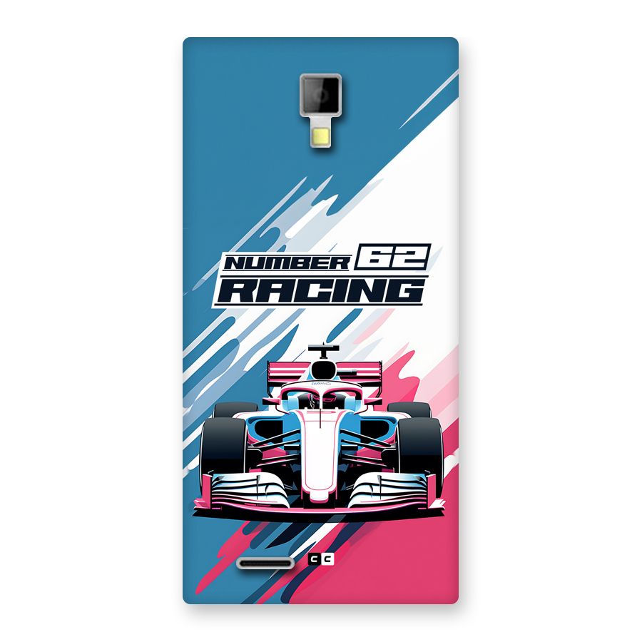 Motor Racing Back Case for Canvas Xpress A99