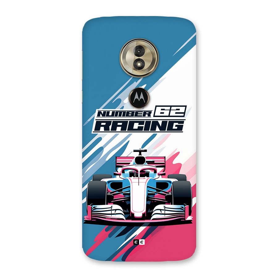 Motor Racing Back Case for Moto G6 Play