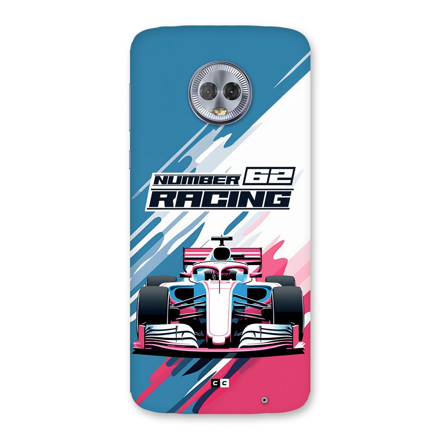 Motor Racing Back Case for Moto G6 Plus