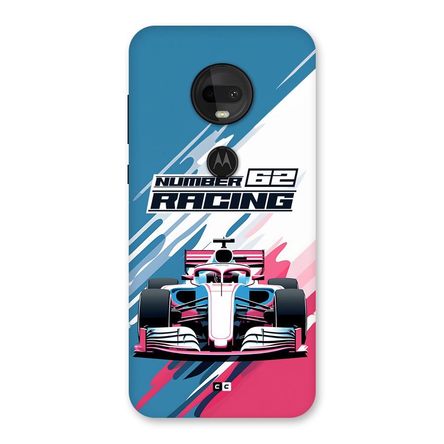 Motor Racing Back Case for Moto G7