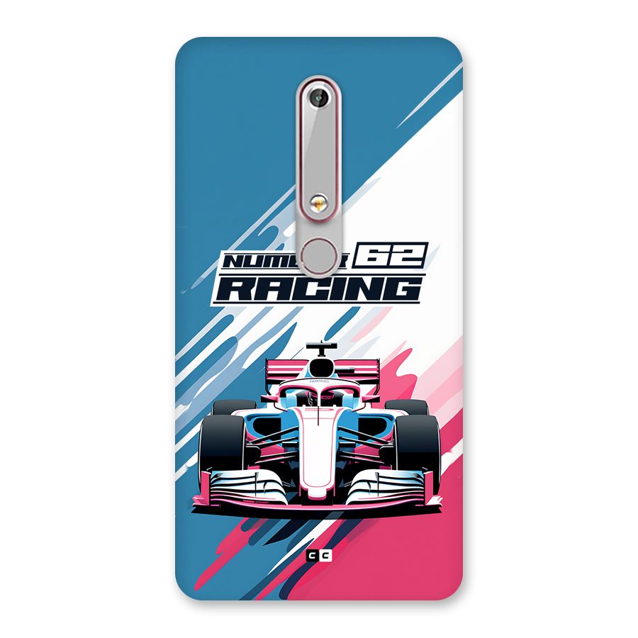 Motor Racing Back Case for Nokia 6.1
