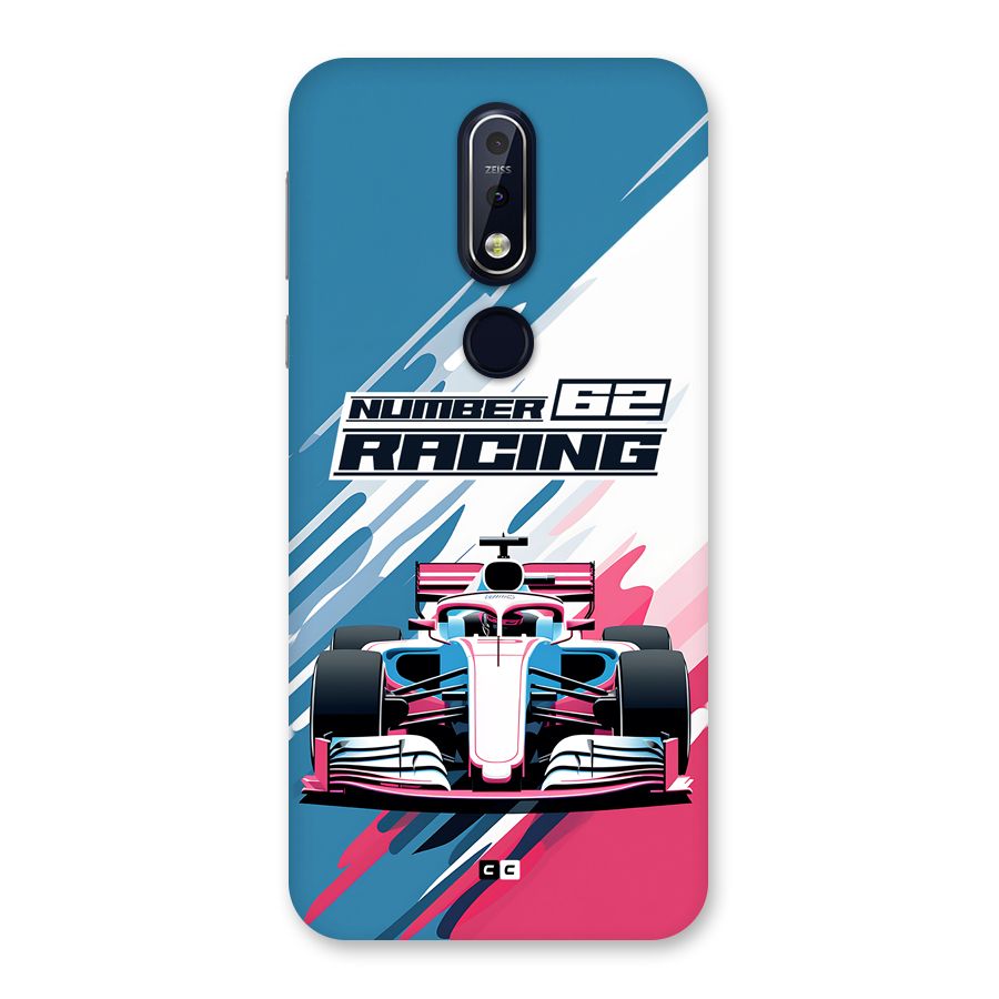 Motor Racing Back Case for Nokia 7.1