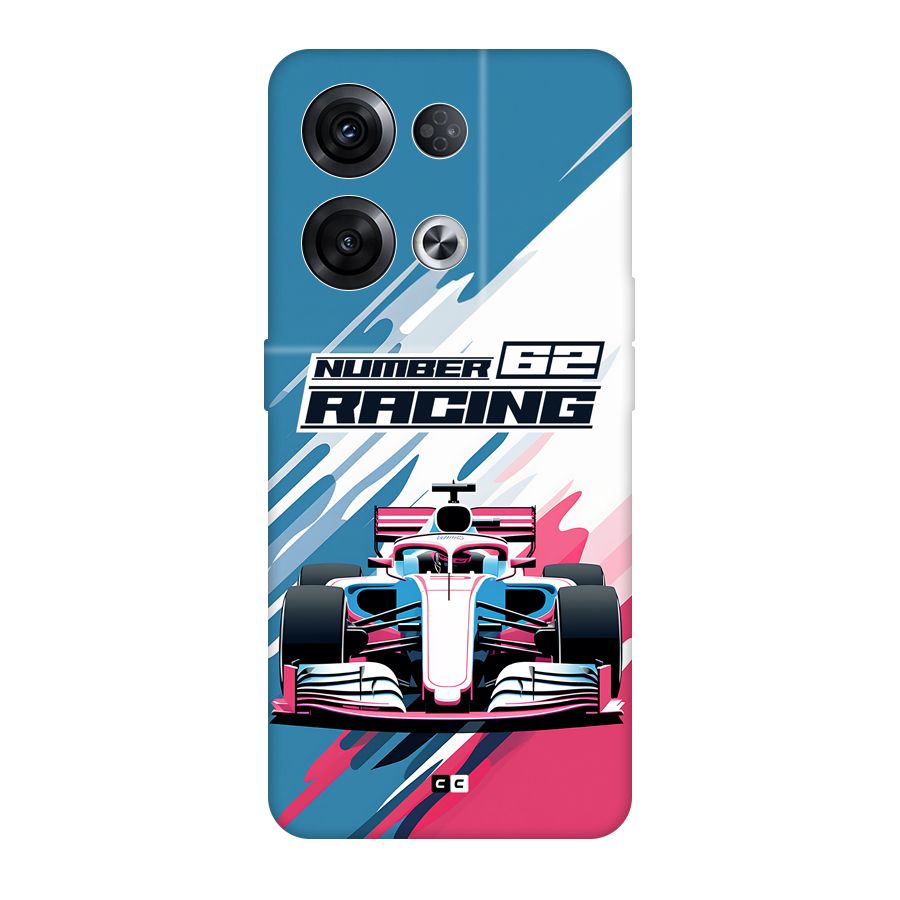 Motor Racing Back Case for Oppo Reno8 Pro 5G