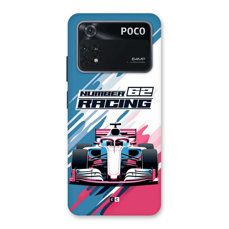 Motor Racing Back Case for Poco M4 Pro 4G