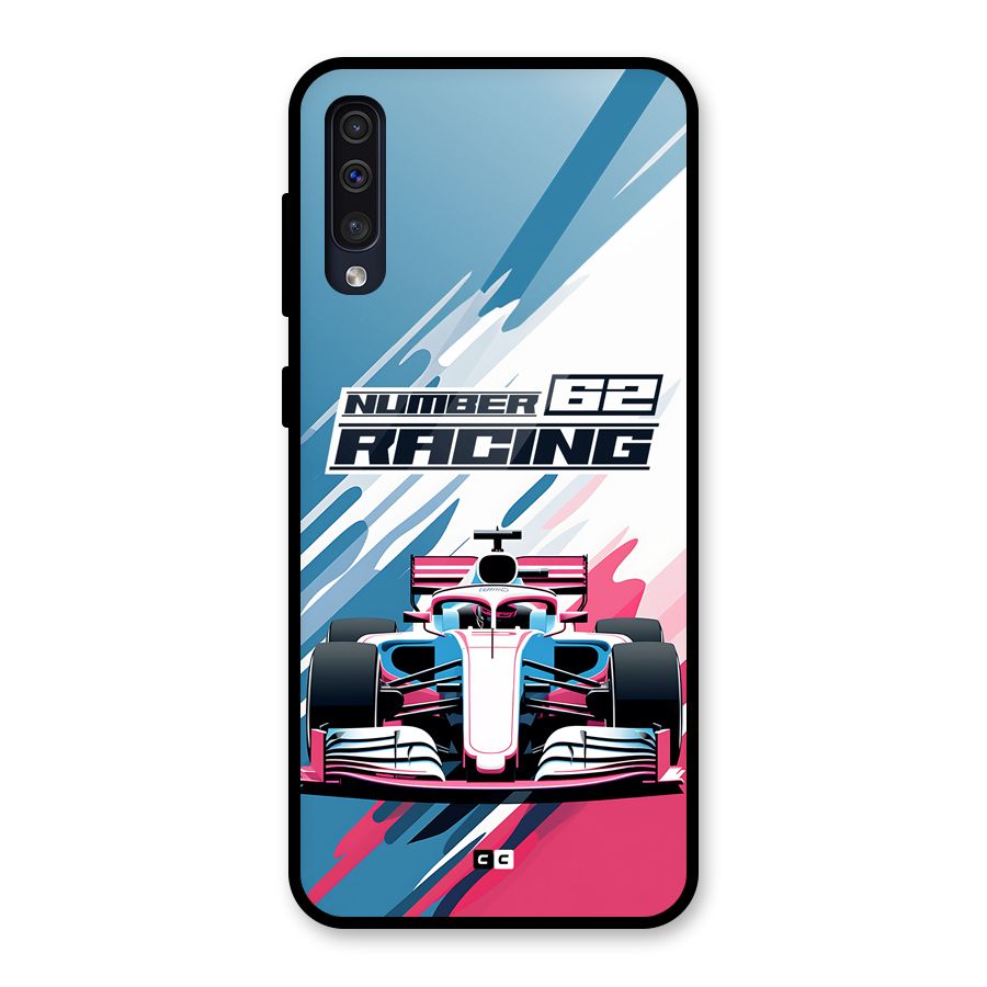 Motor Racing Glass Back Case for Galaxy A50s