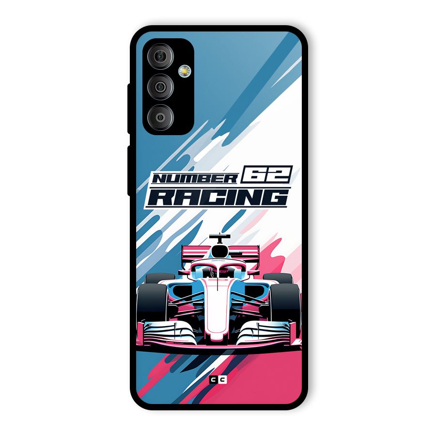 Motor Racing Glass Back Case for Galaxy F23