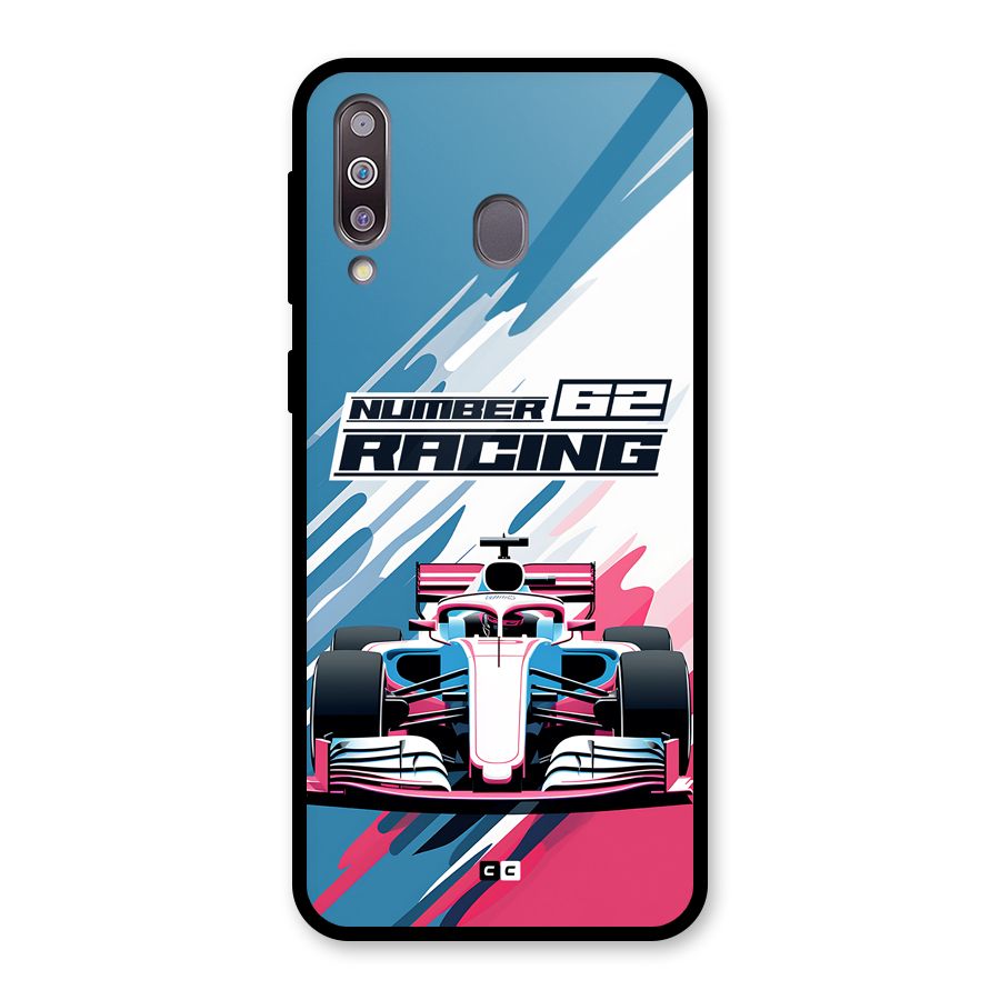 Motor Racing Glass Back Case for Galaxy M30