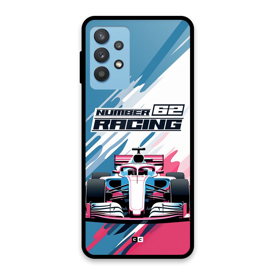 Motor Racing Glass Back Case for Galaxy M32 5G