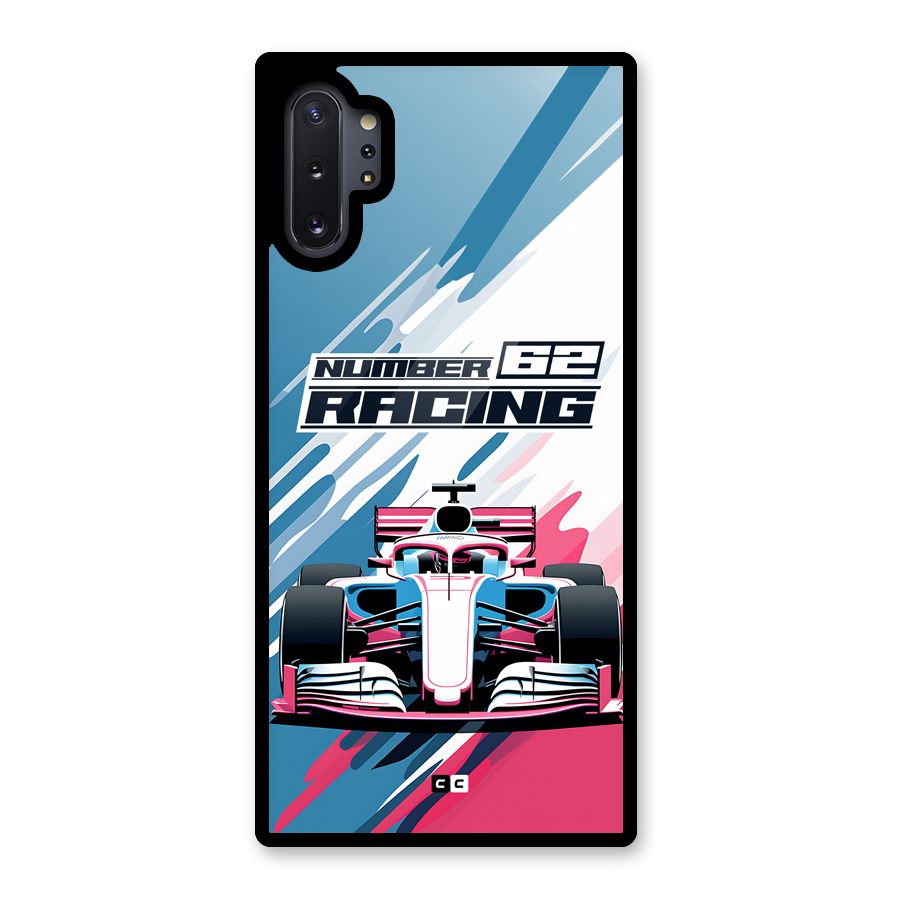 Motor Racing Glass Back Case for Galaxy Note 10 Plus