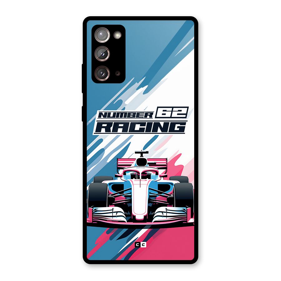 Motor Racing Glass Back Case for Galaxy Note 20
