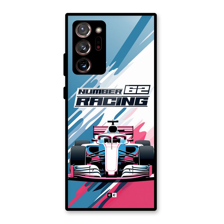 Motor Racing Glass Back Case for Galaxy Note 20 Ultra
