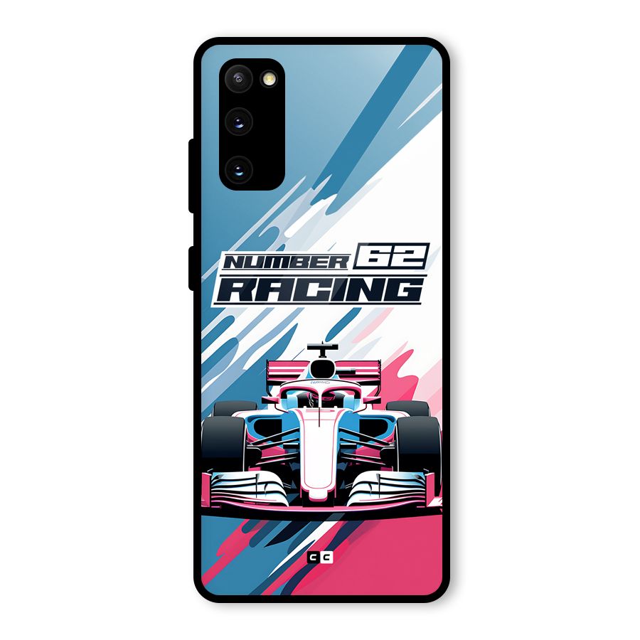 Motor Racing Glass Back Case for Galaxy S20 FE 5G