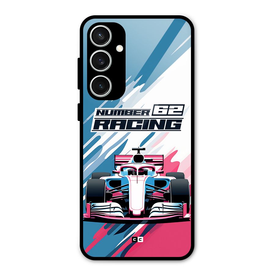 Motor Racing Glass Back Case for Galaxy S23 FE