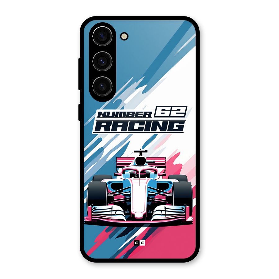 Motor Racing Glass Back Case for Galaxy S23 Plus