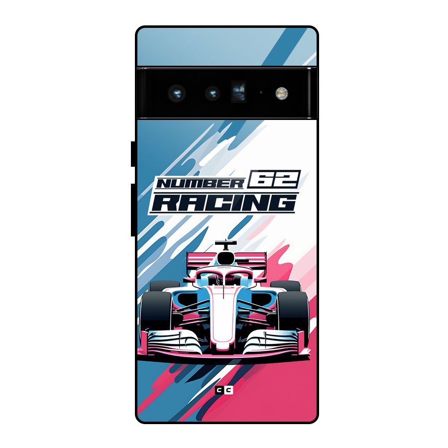 Motor Racing Glass Back Case for Google Pixel 6 Pro