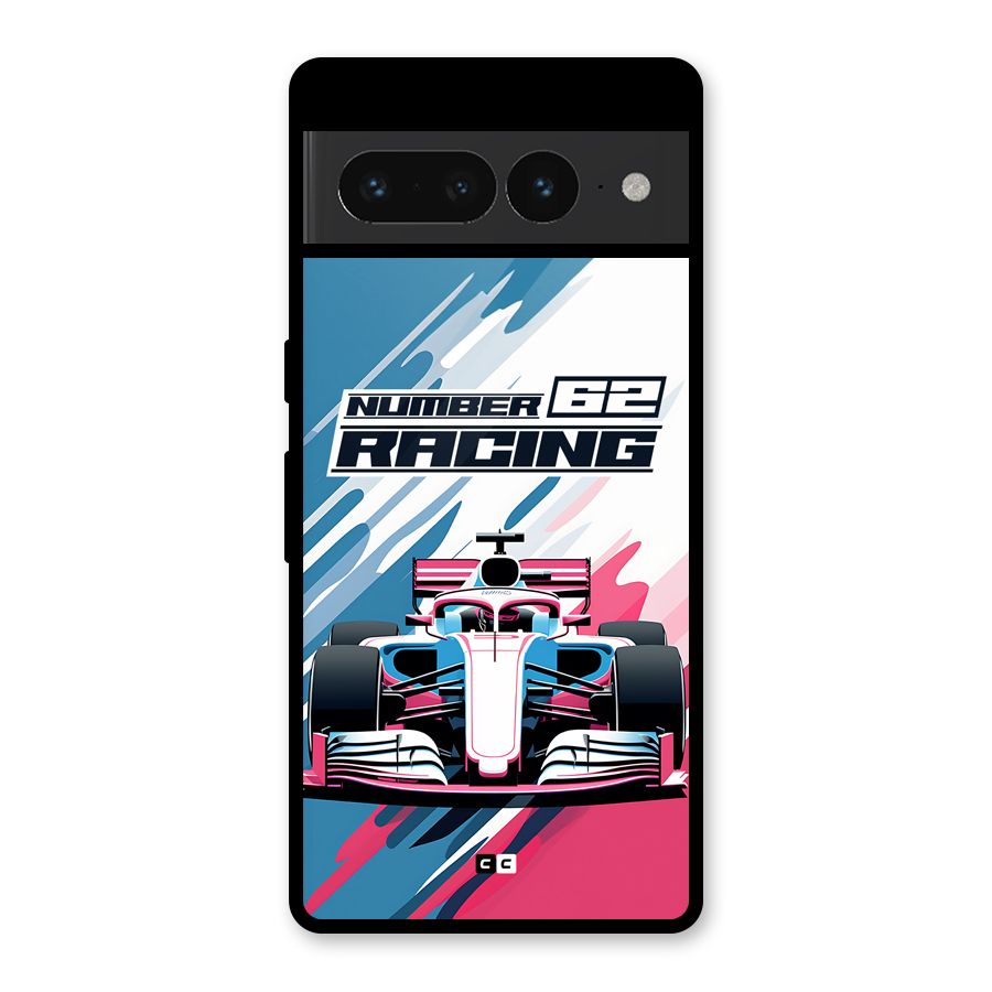 Motor Racing Glass Back Case for Google Pixel 7 Pro