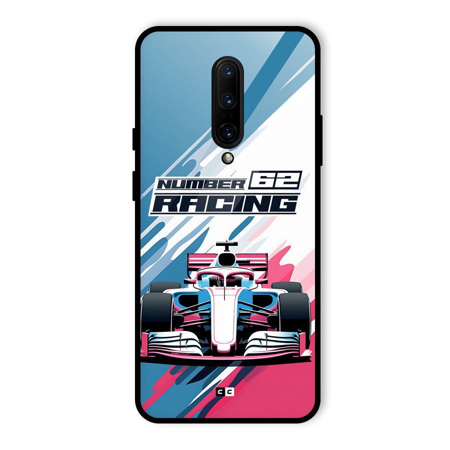 Motor Racing Glass Back Case for OnePlus 7 Pro