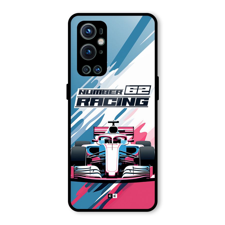 Motor Racing Glass Back Case for OnePlus 9 Pro