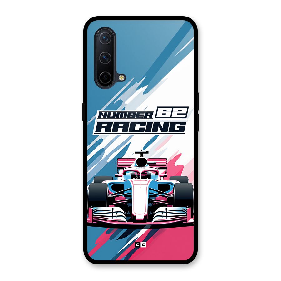 Motor Racing Glass Back Case for OnePlus Nord CE 5G
