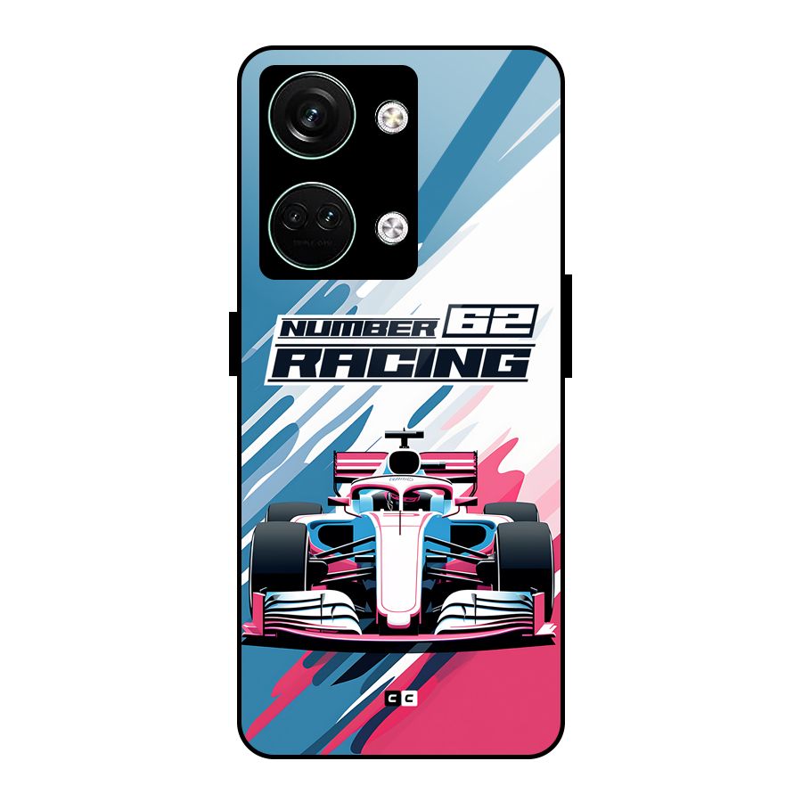 Motor Racing Glass Back Case for Oneplus Nord 3