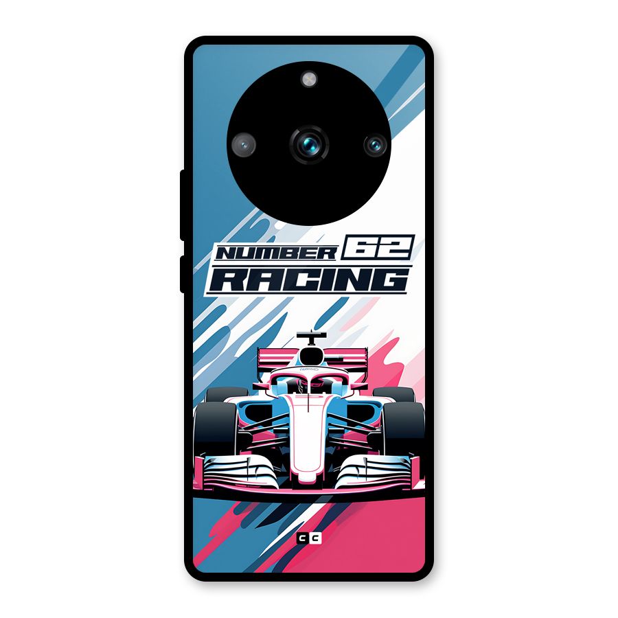Motor Racing Glass Back Case for Realme 11 Pro Plus