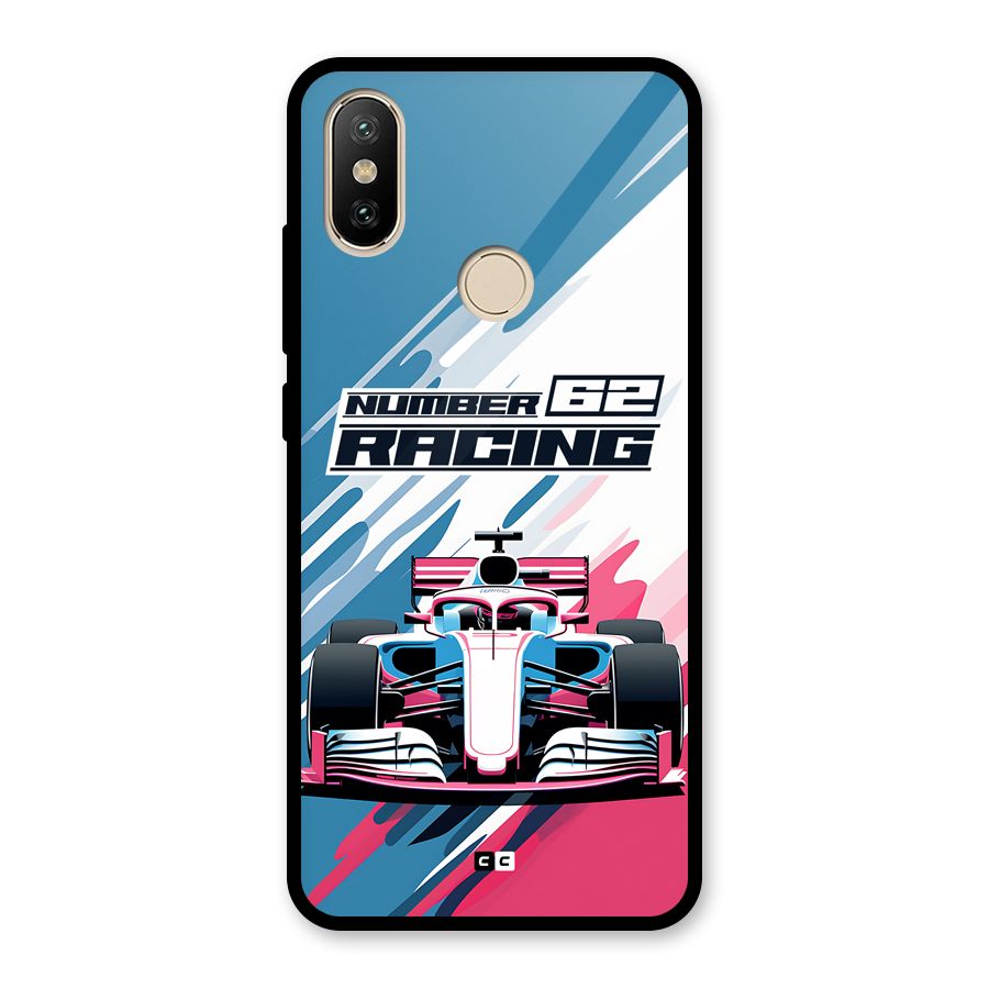 Motor Racing Glass Back Case for Redmi A2