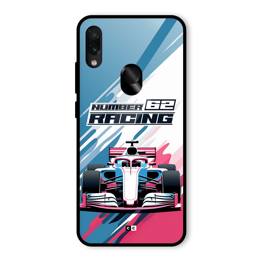 Motor Racing Glass Back Case for Redmi Note 7 Pro