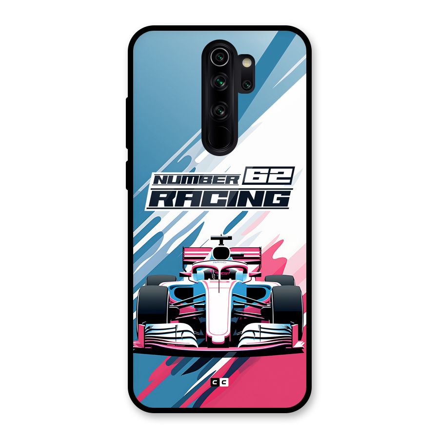 Motor Racing Glass Back Case for Redmi Note 8 Pro