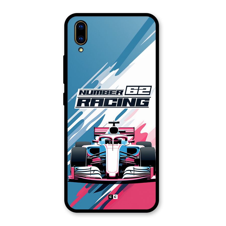 Motor Racing Glass Back Case for Vivo V11 Pro