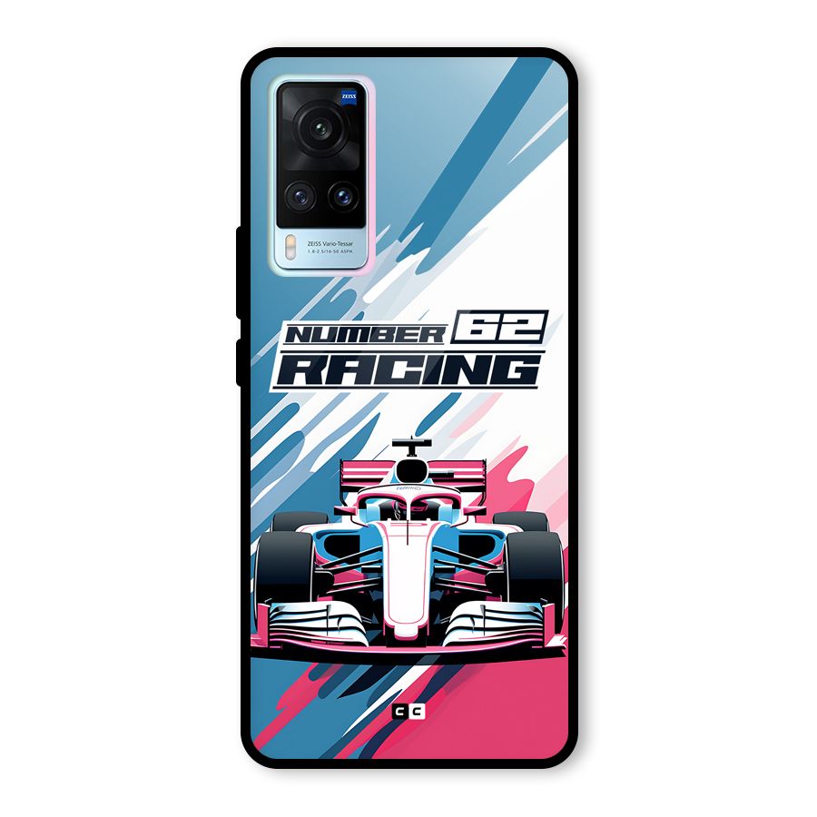 Motor Racing Glass Back Case for Vivo X60